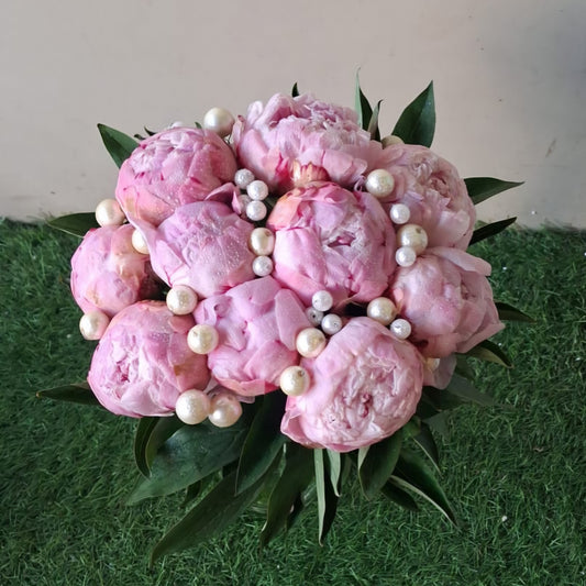 "Pearls & Peonies" Luxury Bouquet