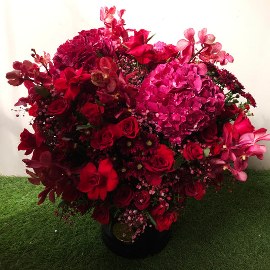 "Red Riding Hood" Floral Arrangement
