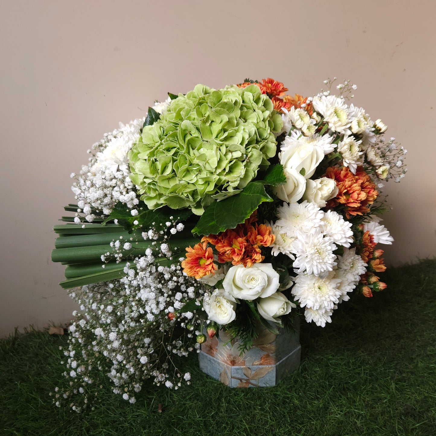 "Touch Of Saffron" Floral Arrangement