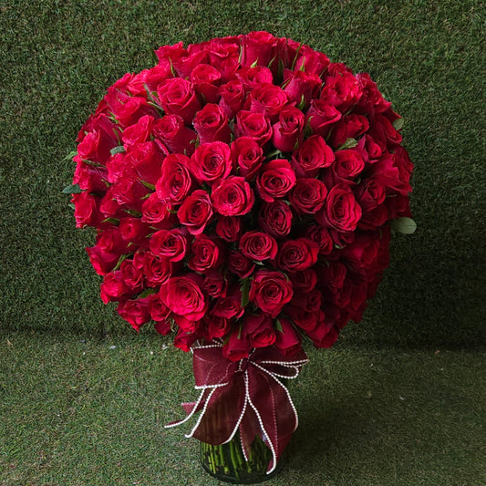 "Sweet Scarlet " Floral Arrangement
