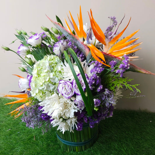 "Exotic Exuberance" Floral Arrangement