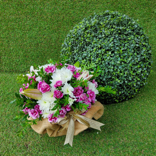 "Burlap Fun" Floral Arrangement