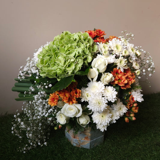 "Touch Of Saffron" Floral Arrangement