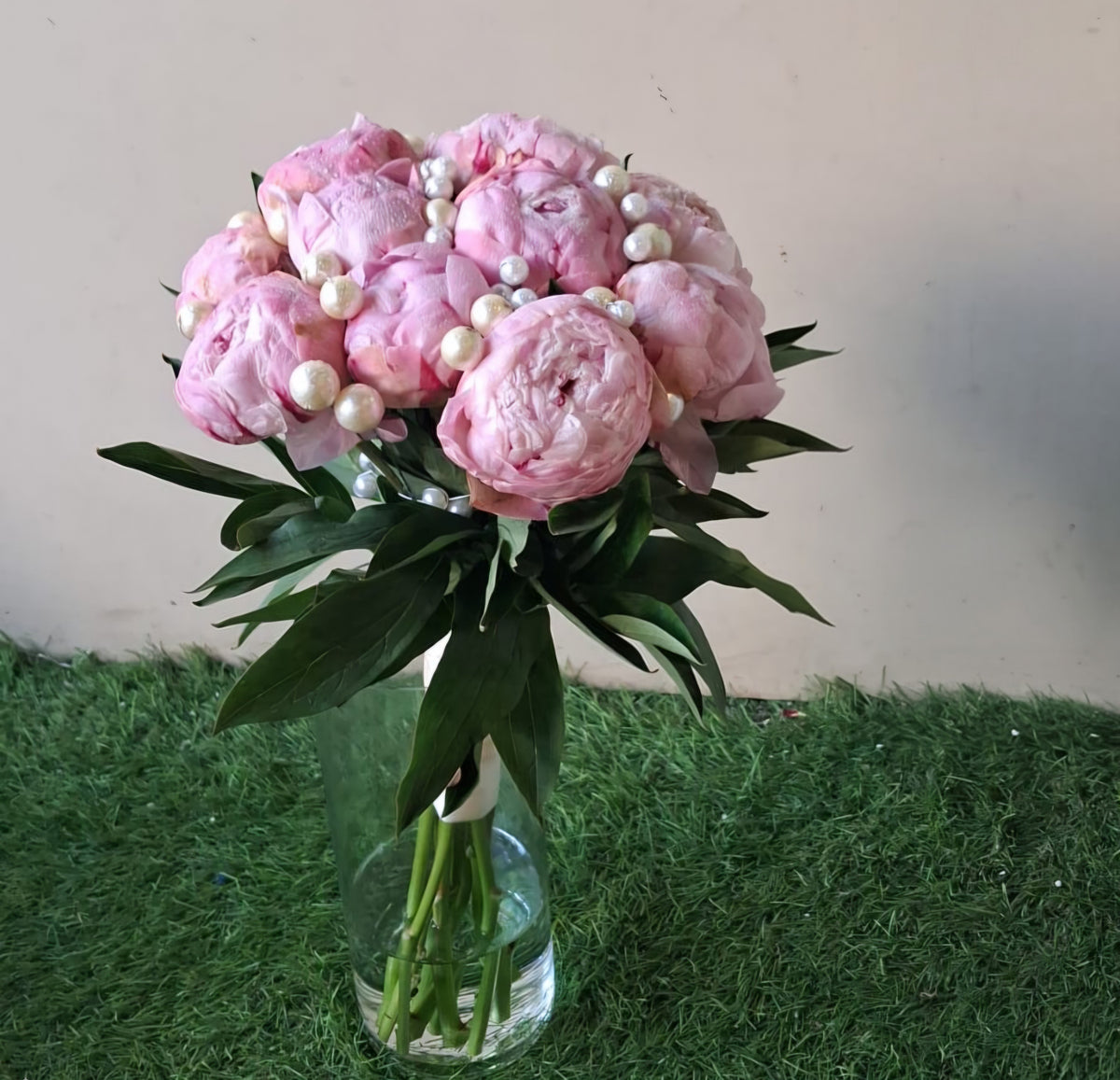 "Pearls & Peonies" Luxury Bouquet