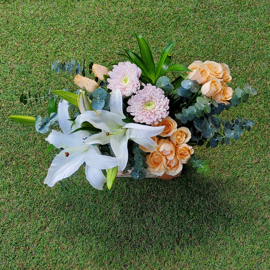 "Eucalyptus & Lily" Floral Arrangement